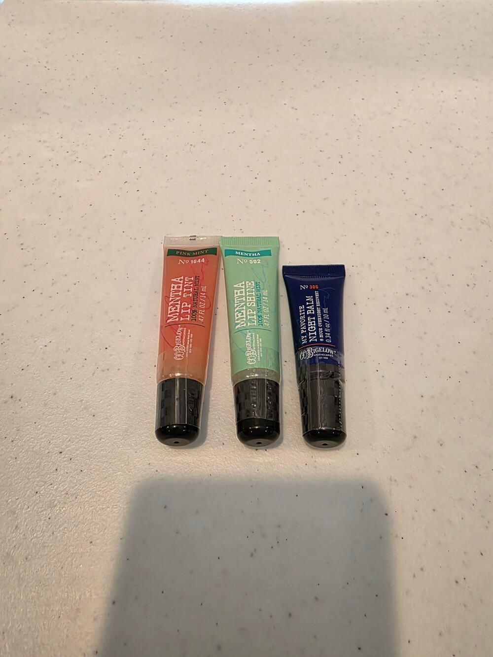 Bath & Body Works C.O. Bigelow Mentha Lip Shine No 502, 1644, and 306 - mint